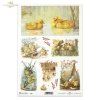 Easter, chickens, little ducks, flowers, spring, eggs, Easter eggs, R302